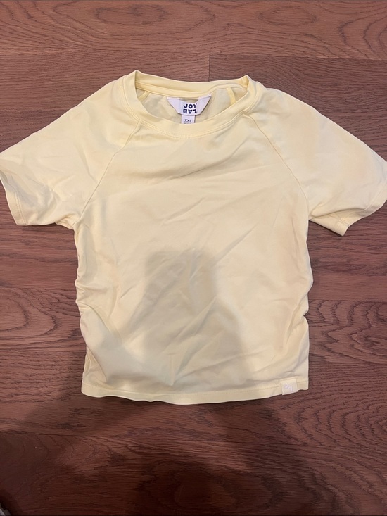 JoyLab Tops - JoyLab Light Yellow Performance Short Sleeve Tee